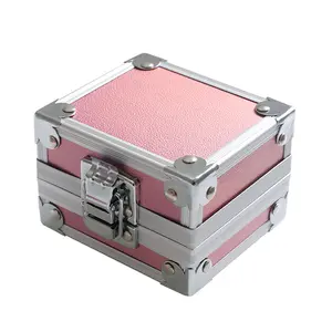 Pink 30 40 50 Slots Electric Nail Bit Holder Stand Displaying Storage Box Aluminum Nail Drill Bit Holder