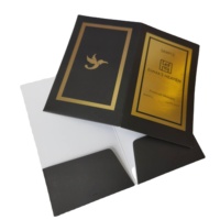 Carpeta de Archivo A4 Personalizada al por Mayor con Bolsillo, Papel Offset, Logotipo, Presentación 4c+4c CMYK para Proceso de 4 Colores (CMYK)