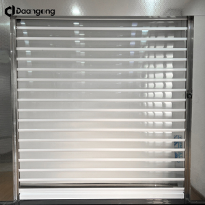 Porte à enroulement en polycarbonate transparente pour centre commercial, vitrine de magasin, avec 80% de transparence, design moderne, automatique - Product Image 5