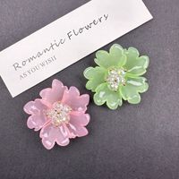 Aksesoris Resin Kristal Bunga DIY untuk Tas, Anting, Bros, Hiasan Pakaian, Jepit Rambut, Topi, Sepatu, Aksesoris Olahraga, Empat Musim