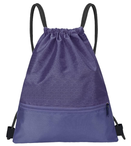 Sac à dos promotionnel à cordon en polyester/coton Oxford Fashion Sac cadeau avec logo personnalisé Sac de sport avec taille et couleur personnalisables - Product Image 5