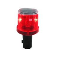 Owleye, vente chaude, lumière de sécurité routière à LED solaire, ABS/PC, indice de protection IP66, distance visuelle de 500 m, étanche, clignotante