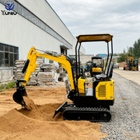Harga Excavator Mini Hidrolik Murah Baru, Mini Digger, Excavator Mikro Crawler Diesel dengan Sertifikasi CE EPA