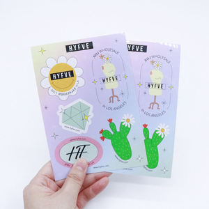 Adhesivo decorativo de todos los colores, vinilo, corte kiss, Kawaii, dibujos animados, hoja - Product Image 5
