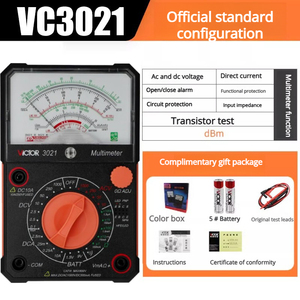 Multimètre à pointeur Shengli VC7244 - Multimètre mécanique à pointeur multifonction haute précision - Product Image 2