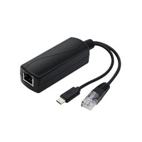 Adaptateur d'alimentation Micro USB IEEE802.3af 10/100 Mbps 5V 2.4A 12W 48V-57V, séparateur POE standard, accessoires pour caméra IP Raspberry