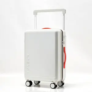 सामने खुले हाथ खोल ले जाने यात्रा सामान बैग सामान पर ले जाने के लिए व्यापार शैली ट्राली सूटकेस