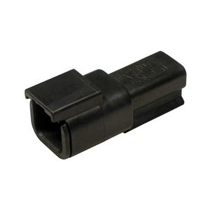 مخرج سلسلة DTM 2-دبوس ذكر أسود النحاس موصل المقبس - Product Image 4