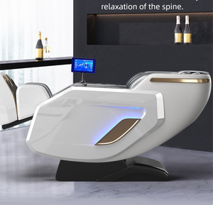 Silla de masaje de estiramiento de cuerpo completo eléctrica de gama alta 2024, el <span class=keywords><strong>mejor</strong></span> lujo de China, 4D 3D, Gravedad Cero, portátil con cuero PU C04 - Product Image 5