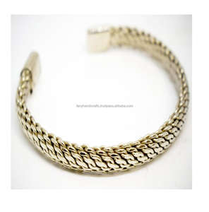 Handmade Traditional Designer Fashion <b>Bangles</b> <b>Bracelet</b> for Women Plated Metal Alloy CuFFS - Product Image 2