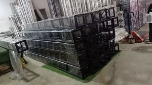 ระบบโครงหลังคาอะลูมิเนียมอัลลอยด์ โครงหลังคาอะลูมิเนียมพร้อมสลักเกลียวสำหรับติดตั้งไฟเวที โครงทรัสสำหรับคอนเสิร์ต เวทีคอนเสิร์ตเคลื่อนที่ - Product Image 3