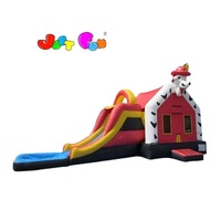 Château gonflable à thème pour petits chiens avec toboggan pour usage commercial