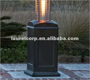 Mocha Finish Square Flame LPG gas patio Heater