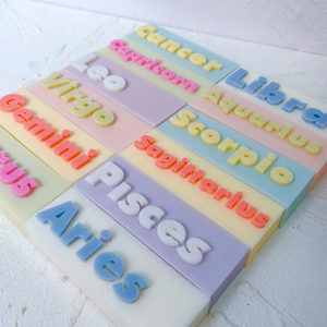 Molde de Silicona del Horóscopo <span class=keywords><strong>Completo</strong></span> con Forma Rectangular del Zodiaco para Velas, Signos, Eslóganes y Astrología, Decoración Personalizada Hecha a Mano - Product Image 6