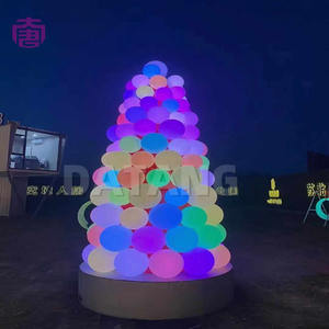Luces LED Brillantes para Árbol de Navidad, Impermeables IP65, con Control Inalámbrico, para Decoración Navideña de Hoteles y Calles - Product Image 2