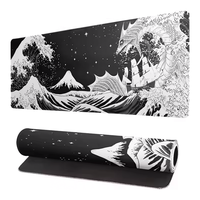 Tapis de souris de jeu en caoutchouc personnalisé par sublimation XL XXL, grand tapis de bureau avec logo anime pour clavier et souris d'ordinateur, tapis de souris par sublimation