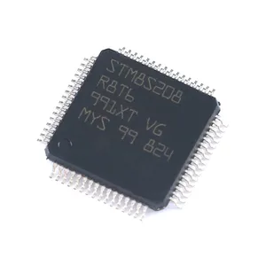 반도체 IC 칩 단일 칩 마이크로 컨트롤러 칩 LQFP-48 STM8S208C8T6