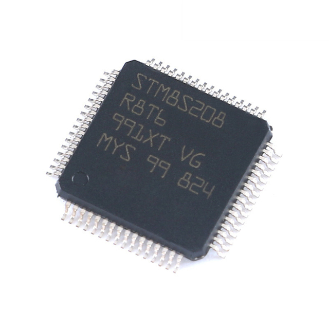 Semiconductor IC chip single chip microcomputer microcontroller chip LQFP-48 STM8S208C8T6