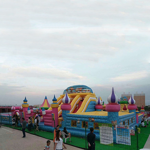 Equipo de Pista de Obstáculos Inflable Gigante para Niños, Campo Deportivo, <span class=keywords><strong>Castillo</strong></span> Inflable, Parque de Atracciones, Laberinto de PVC 2000x1500 - Product Image 3