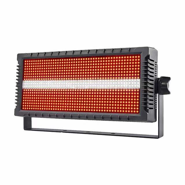 Factory Price 1200w Super Brightness RGBW 4in1 LED Strobe Light IP33 8000 Lumens for DJ Disco Party Stage Theme Park