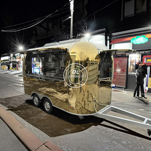 Concession colorée de camion de nourriture de crème glacée de café de jus de chariot de nourriture d'OEM en vente - Product Image 1