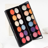 Palette de fards à paupières 12 couleurs sans logo avec miroir, palette de fards à paupières mats