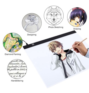 Vente chaude Ultra Mince A3 <span class=keywords><strong>Tablette</strong></span> Graphique Traçage Pad Traceur <span class=keywords><strong>Tatouage</strong></span> Boîte À Lumière USB Puissance Planche À <span class=keywords><strong>Dessin</strong></span> - Product Image 5