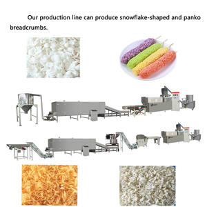 Machine <span class=keywords><strong>à</strong></span> enrober les cotolettes de poulet et de porc en poudre de pain, ligne de traitement spéciale de la poudre de pain, équipement pour aliments soufflés et frits - Product Image 1