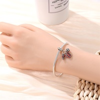 Perles en argent sterling 925 originales sur le thème du football, accessoires de mode pour bracelets et pendentifs DIY