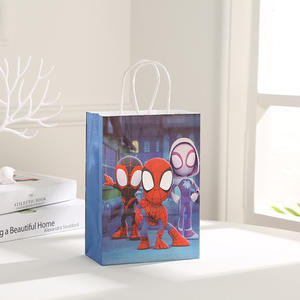 Bolsas de regalo de superhéroes <span class=keywords><strong>Spidey</strong></span> para niños, decoraciones para fiesta de cumpleaños, bolsas de dulces para Baby Shower Goody Treat - Product Image 5