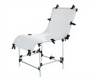 Mesa de estudio fotográfico blanca de 60x130cm para fotografía, mesa de luz para estudio fotográfico, silla para estudio de cine, silla para placa de film - Product Image 1