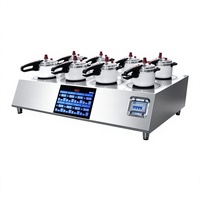 Cuisinière à gaz et électrique en acier inoxydable SEMIKRON, 3000-5000W, multi-brûleurs, allumage électronique, 220V/380V, cuisine d'hôtel