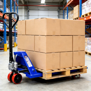 Handpallettruck met CE-certificaat, magazijnpallet, aangepast logo, handmatig heffen, goederenheftruck, 2 ton - Product Image 4