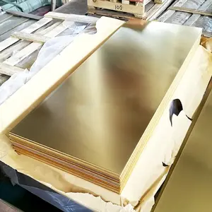 C44300 C28000 Gold Brass Copper Sheet / Brass Plate
