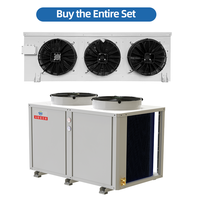 Unidad Condensadora de Ahorro Energético de 15 HP, Enfriador de Aire, Sistema de Descongelación por Gas Caliente para Cámaras Frigoríficas, Conjunto de Condensación de Ahorro Energético