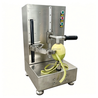 Multifunctionele industriële automatische roestvrijstalen fruit- en schilmachine voor ananas, cantaloupe, pompoen, aubergine en meloen