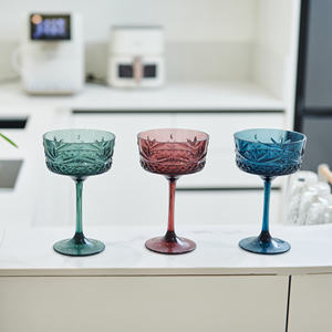 Luxe Acryl Tritan Onbreekbaar Lange Steel Bekers Nieuw Voor Kristallen Wijnglazen 10Oz Capaciteit Voor Feesten - Product Image 4