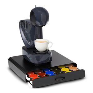 Dernière machine à café Station Tasse en métal Pot à capsules <span class=keywords><strong>de</strong></span> café Tiroir à capsules k Porte-gobelet pour <span class=keywords><strong>Dolce</strong></span> <span class=keywords><strong>Gusto</strong></span> Capsules Cuisine - Product Image 3