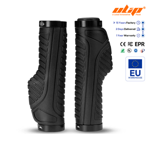 Puños de manillar negros (par) para Smart-G y patinetes genéricos, bicicletas de montaña, monopatines, cubierta antideslizante de goma para manillar - Product Image 1
