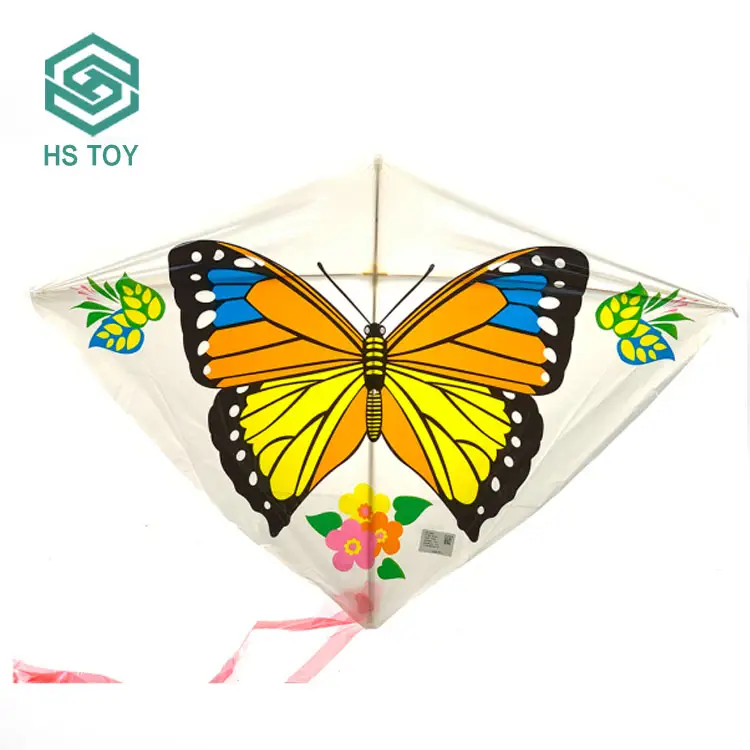 HS Wholesale Chinese Toy Manufacturers Cartoon Animal PE Hand Flying Pocket Kite Flying For Kids