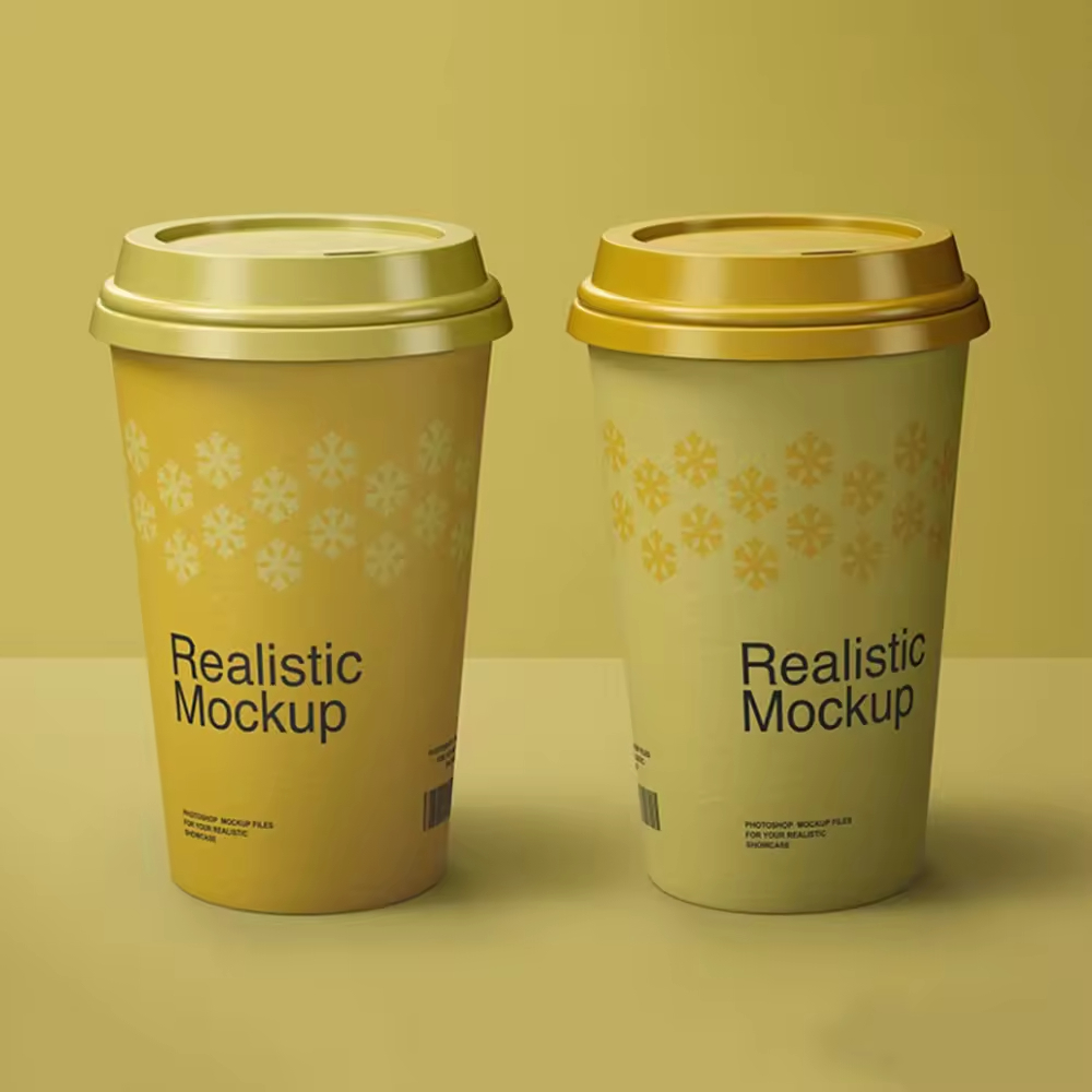 Vaso de papel de pared simple
