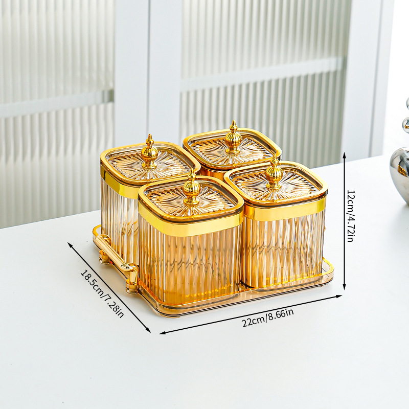 Ambre tour perle coin pot 4 grille plateau 1 set