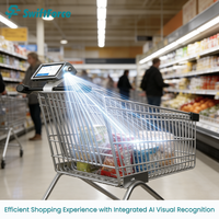 Terminal POS Keranjang Belanja Pintar Windows 9.4" Terlaris, Pemindai Layar Sentuh Portabel dengan NFC untuk Supermarket Ritel