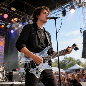 กีตาร์ไฟฟ้าลดราคา คุณภาพสูง โปร่งใส แบบไม่มีหัว สำหรับดนตรีร็อค นักดนตรีมืออาชีพ - Product Image 1