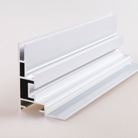 Profilé d'extrusion en aluminium anodisé ADTO Industrial 6063 6061 T5/T6 pour boîte lumineuse, bandes LED, cadre de miroir