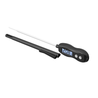 Thermomètre à viande à longue sonde numérique à lecture instantanée pour cuisson barbecue avec étui à sonde