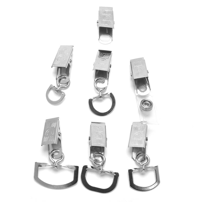 Zinc Alloy Bulldog Clip Lobster Claw Swivel Eye Snap Hook for Lanyard Accessories