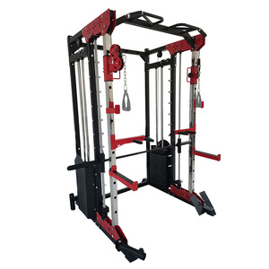 Jaula <span class=keywords><strong>de</strong></span> potencia multifuncional para gimnasio, máquina Smith para sentadillas profundas, levantamiento <span class=keywords><strong>de</strong></span> pesas, <span class=keywords><strong>ejercicios</strong></span> <span class=keywords><strong>de</strong></span> fitness unisex - Product Image 5