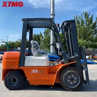 Chariot élévateur diesel 4x4 de 2, 3 et 5 tonnes, hauteur de levage de 3 à 6 m, vente directe du fabricant chinois XTMG