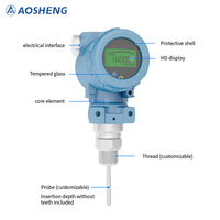 Transmetteur de température à sortie 4-20 mA haute précision, antidéflagrant, avec sonde RTD PT100, adapté aux systèmes CVC industriels